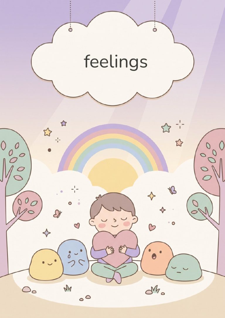 Feelings printable activity pack cover