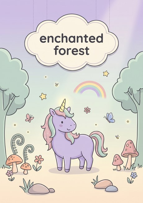 Enchanted Forest printable activity pack cover