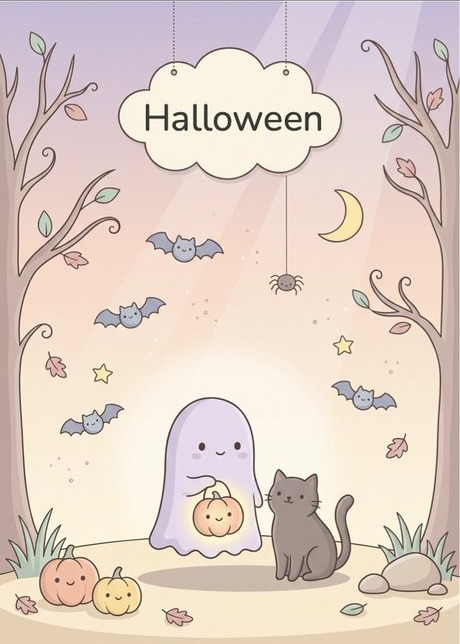 Halloween printable activity pack cover