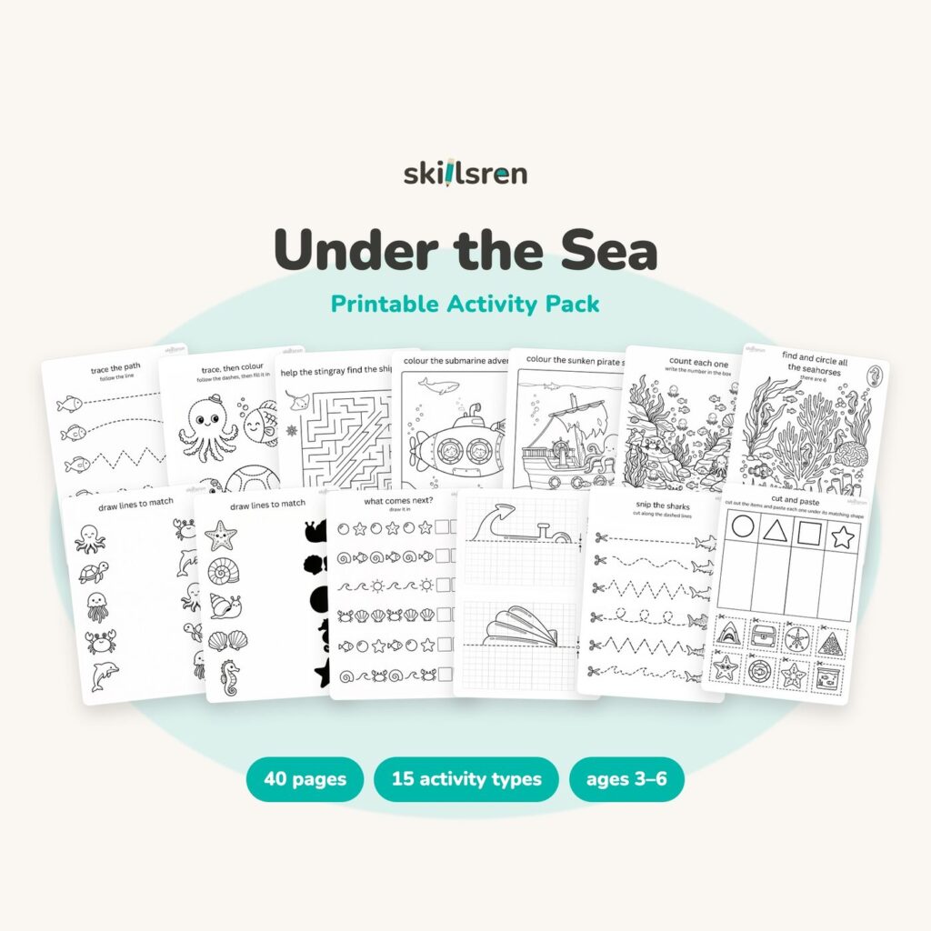Under the Sea pack — 08 Pages